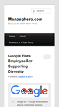 Mobile Screenshot of manosphero.com