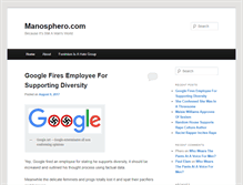 Tablet Screenshot of manosphero.com